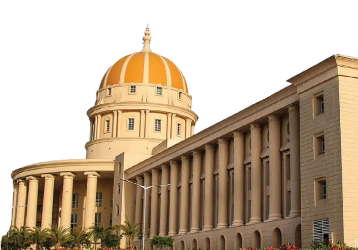 Manipal University Jaipur Campus - Iconic Golden Dome Academic Building
